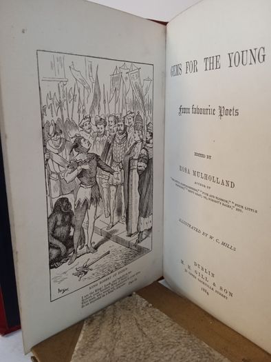 Gems For The Young from Favourite Poets Edited by Rosa Mulholland. Illustrated by W. C. Mills, 1884  (AB505)