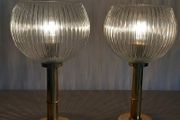 Pair of vintage Hollywood Regency Orion lamps