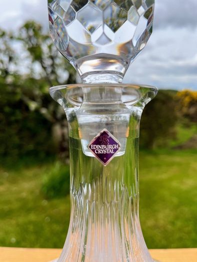 1990s Edinburgh Crystal Ships Decanter