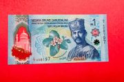 Brunei  1 Ringgit  2024   Pick  41  Polymer / Plastic  ( Uncirculated )