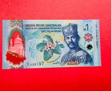 Brunei  1 Ringgit  2024   Pick  41  Polymer / Plastic  ( Uncirculated )
