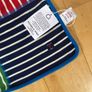 Polarn O Pyret POP reversible blanket unisex patchwork stripes Image 4