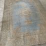 Vintage Style Chenille Rug 170x240cm, Soft Neutral Area Rug, Excellent Condition Image 3