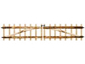 Double Fence Gate Hazel Wood 300x60 cm