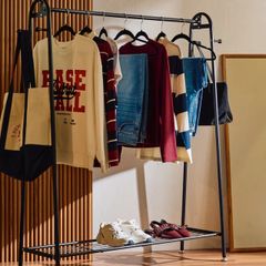 Dunnes Stores Large Clothing Rail (with Shoe Shelf) Excellent Condition