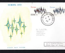 1972 Ireland Europa Commemorative Stamp Illustrated Addressed First Day Cover (FDC) with Cill Choinnigh (Kilkenny) stelle cancel