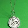 Handmade sterling silver pendants on 18inch necklace. Various types. Image 2