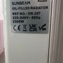 Oil filled radiator with timer Image 3