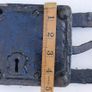 Amazing Antique Early Elbow Lock Rim Lock Image 9
