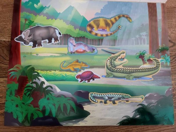 Melissa & Doug Reusable Puffy Stickers-Dinosaurs