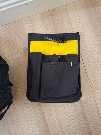 STANLEY STST1-72335 Nylon Tool Backpack, Black/Yellow, 35 x 44 x 16 cm  used