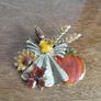 Vintage  Brooch Guardian Angel Flowers Harvest KENNETH COLE Image 3