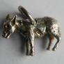 Vintage 925 Sterling Silver  Donkey  Charm 2,1g Image 5