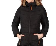 Trespass long waterproof black coat