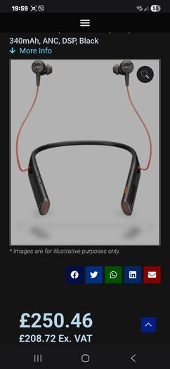 New HP Poly Voyager 6200uc pro Bluetooth headband headset