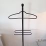 Coat rack Servomuto model no. 36 by Achille Castiglioni 1986  for Zanotta. Intact and original, with authenticity seal and branding on the bottom. No longer in production, rare. Holder office home designers made in Italy trousers tie rack  jacket hanger H Image 2