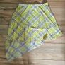 Diesel Yellow Tartan Asymmetrical Skirt Image 6