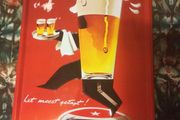 Official Heineken tin embossed sign free postage