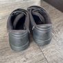 Adidas Kids Tensaur Strap Leather Trainers - Triple Black - Size UK 2 / EU 34 Image 3