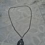 Mid 19th Century Mother Of Pearl Jet Mourning Pendant (Double Sided Engraving) Image 2