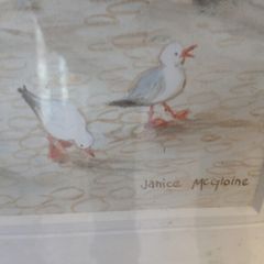 paintig by janice mc gloine 37 x 19 inches