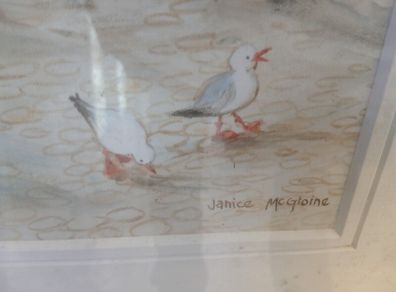 paintig by janice mc gloine 37 x 19 inches