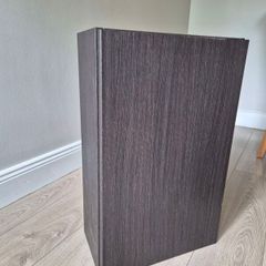 Chocolate brown bathroom wall cabinet