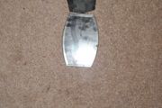 2 piece antique silvered glass mirrors