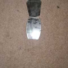 2 piece antique silvered glass mirrors