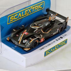 Scalextric Ginetta G60-LT-P1 #6 Le Mans Slot Car  C4264  (Le Mans 24hr endurance touring)