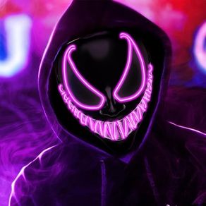 LED Halloween Mask Costumes - Light Up Scary Mask with 3 Lightning Modes Glowing, Masquerade Evil Mask for Cosplay Costume Parties Carnival