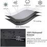 Garden Furniture Covers Waterproof, 420D Oxford Fabric 200x200x90cm Rectangular Garden Table Covers Patio Table Cover Waterproof Anti-UV Rattan Furniture Covers for Furniture Sets Image 3