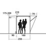 Outwell Newbury 160 Poled Driveaway Awning Image 3