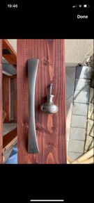 Matt nickel grey knobs and handles for cupboards or doors
