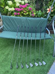 Left Handed Wilson Steel Irons Set SW - 5 Iron + Slazenger 3 Iron