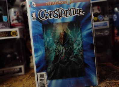 Constantine ! Futures End ! One-Shot ! Juan Ferreyra 3-D Motion Cover ! 2014 ! by DC Comics !