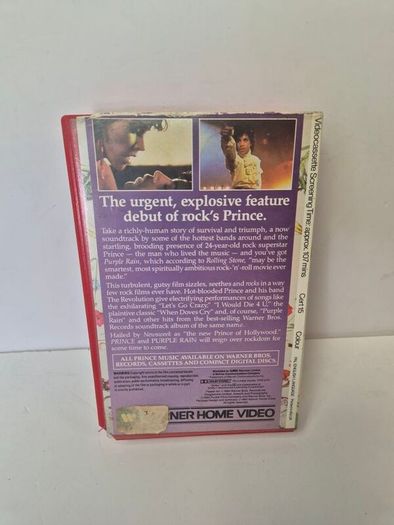 Prince - Purple Rain VHS (Original 1980s Clamshell )