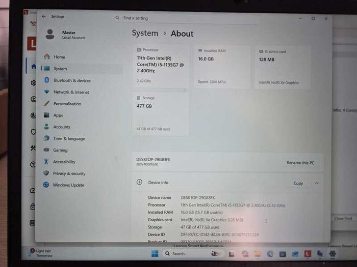 Lenovo ThinkPad T15 gen2