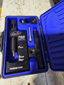 Motion pro chain riveting tool