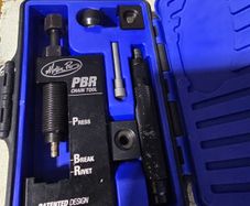 Motion pro chain riveting tool