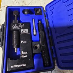 Motion pro chain riveting tool