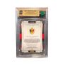 9.5 Gem Mnt 2016-17 Panini Select Double Team Memorabilia Green /5 #dt-ck Courtois/kompany Image 5