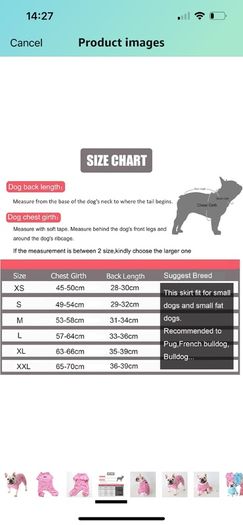 Dog Clothes,Dog Classic Striped Pajamas Soft Cotton Jumpsuit Pug French Bulldog Onesies Costume for Cats Puppy Small Medium Dogs(Pink,S,M)L