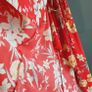 BERSHKA red floral ruffle frill wrap dress Sz S (Fit 8-10UK) - Bnwt Image 8