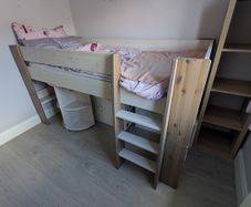 Children Bedroom Furniture Set (Bunk Bed, Desk, Wardrobe & Drawers)
