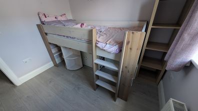 Children Bedroom Furniture Set (Bunk Bed, Desk, Wardrobe & Drawers)