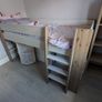 Popsicle mid-high bunk bed with integrated desk Image 3
