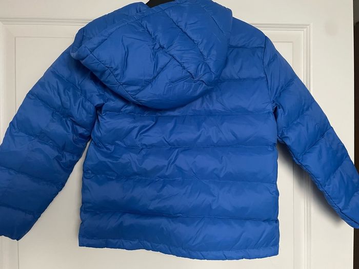 Winter jacket boys down feather water repellent blue Mango 7-8y New