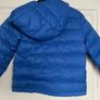 Winter jacket boys down feather water repellent blue Mango 7-8y New Image 6