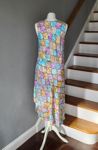 Multicolour sun dress, One size